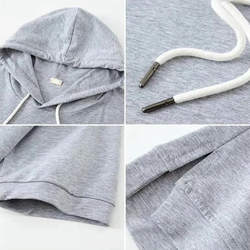 Van Der Waal™ | Korte Katoenen Hoodie