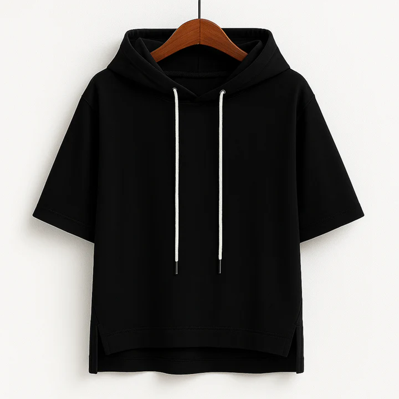 Van Der Waal™ | Korte Katoenen Hoodie