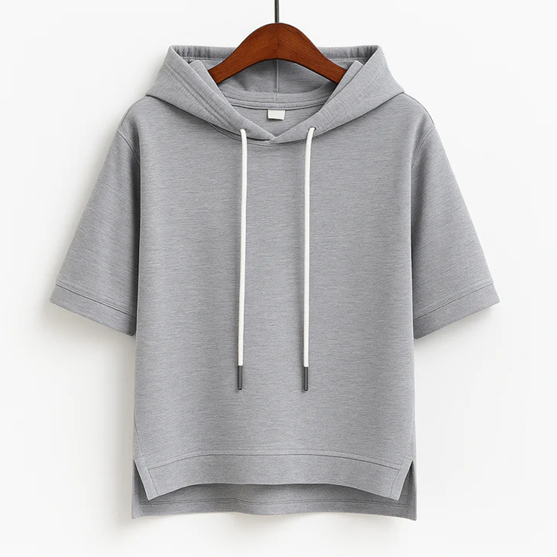 Van Der Waal™ | Korte Katoenen Hoodie