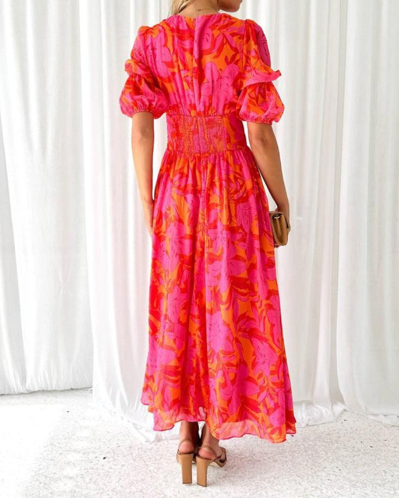 DERANA - ROSE ROOD MAXI DRESS