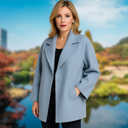 Emma - Premium Winddichte Wollen Jas